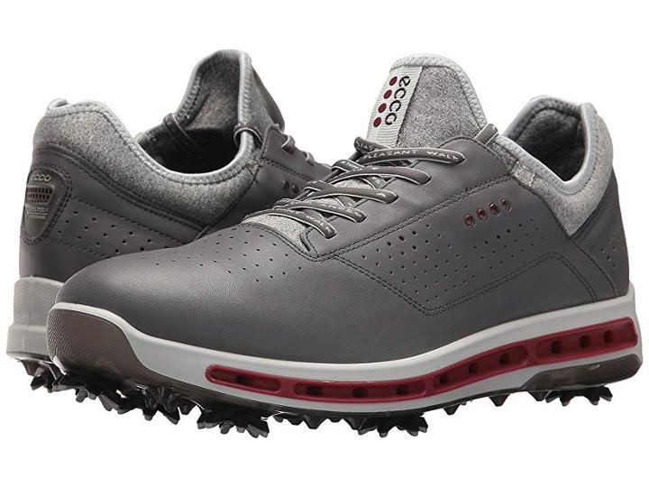 Ecco Golf Cool 18 Gtx (dark Shadow/black Transparent) Men's Golf Shoes