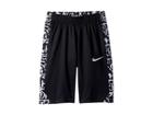 Nike Kids Dry Avalanche Aop Basketball Shorts (little Kids/big Kids) (black/white/black/white) Boy's Shorts