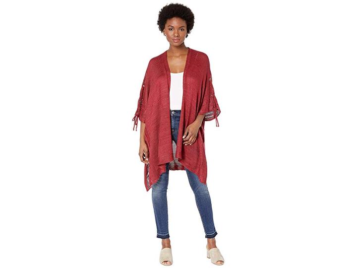 Collection Xiix Open Shoulder Knit Cover-up (clay) Women's Clothing