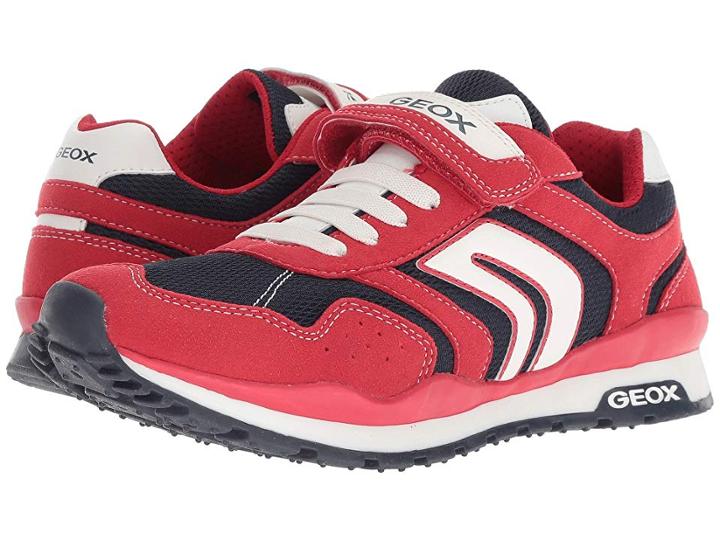 Geox Kids Pavel 18 (big Kid) (red/navy) Boy's Shoes