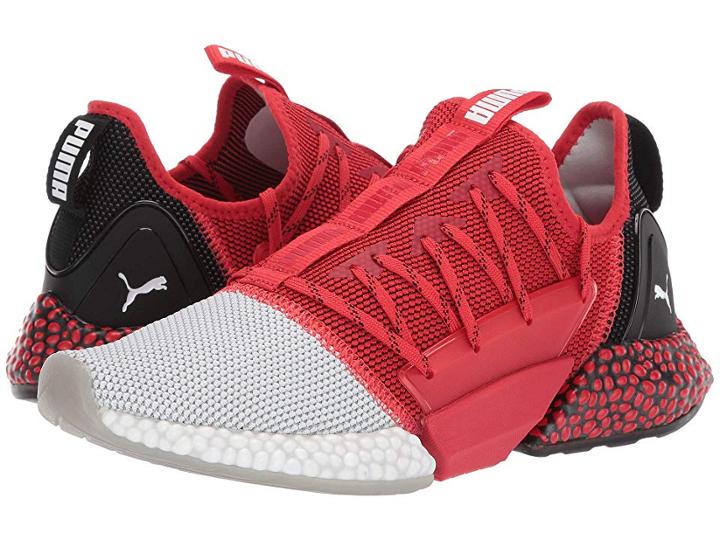 Puma Hybrid Rocket Runner (high Risk Red/puma Black/puma White) Men's Lace Up Casual Shoes