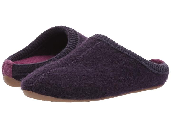 Haflinger Dynamic (eggplant) Women's Slippers