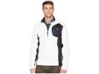 Spyder Bandit 1/2 Zip Stryke Jacket (white/black/turkish Sea) Men's Coat