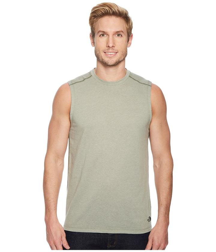 The North Face Day Three Tank Top (four Leaf Clover Heather) Men's Sleeveless