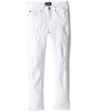 Hudson Kids Seaside Crop With Released Hem In White Abyss (big Kids) (white Abyss) Girl's Casual Pants