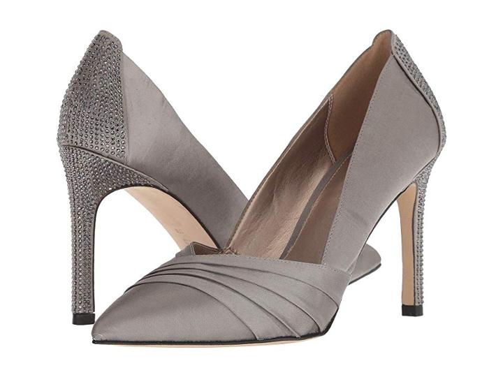 Pelle Moda Irie (pewter Satin) Women's Shoes
