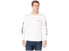 Calvin Klein Jeans Institutional Logo Back Print Long Sleeve (bright White) Men's Clothing