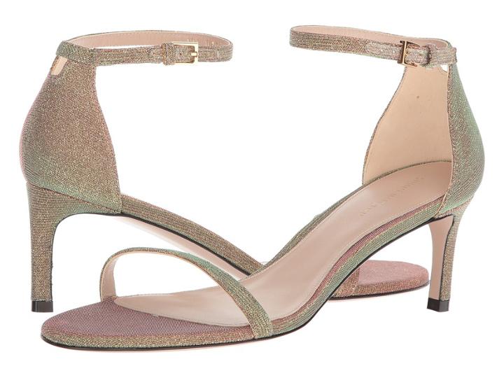Stuart Weitzman 45nudisttraditional (gold Multi Nighttime) Women's Shoes