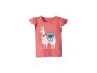 Peek Llama Tee (toddler/little Kids/big Kids) (pink) Girl's T Shirt