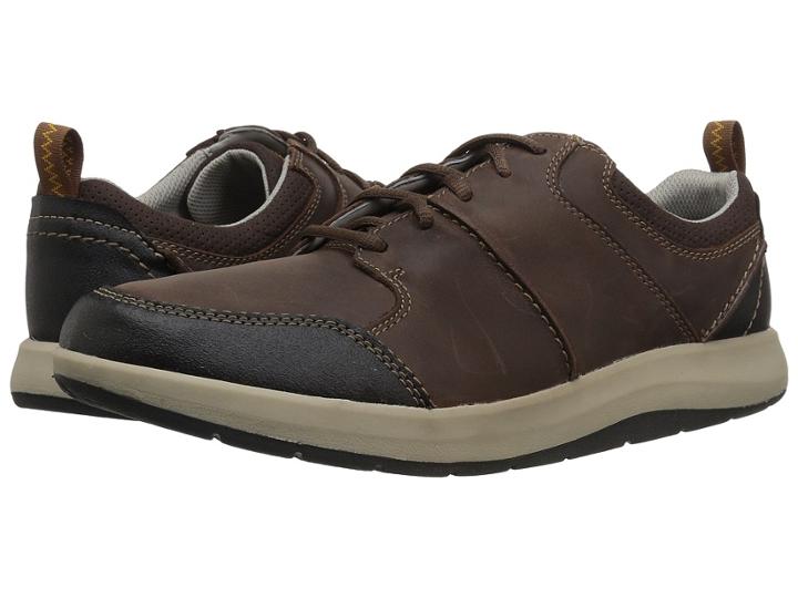 Clarks Shoda Stride (brown Waterproof Leather) Men's Shoes