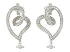 Vivienne Westwood Sosanna Small Earrings (white Cubic Zirconia 1) Earring