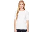 Royal Robbins Kickback Henley (white) Women's Short Sleeve Pullover