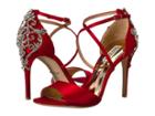 Badgley Mischka Karmen (red Satin) Women's Bridal Shoes