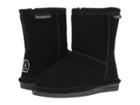 Bearpaw Kids Emma Zipper (toddler/little Kid) (black) Girls Shoes