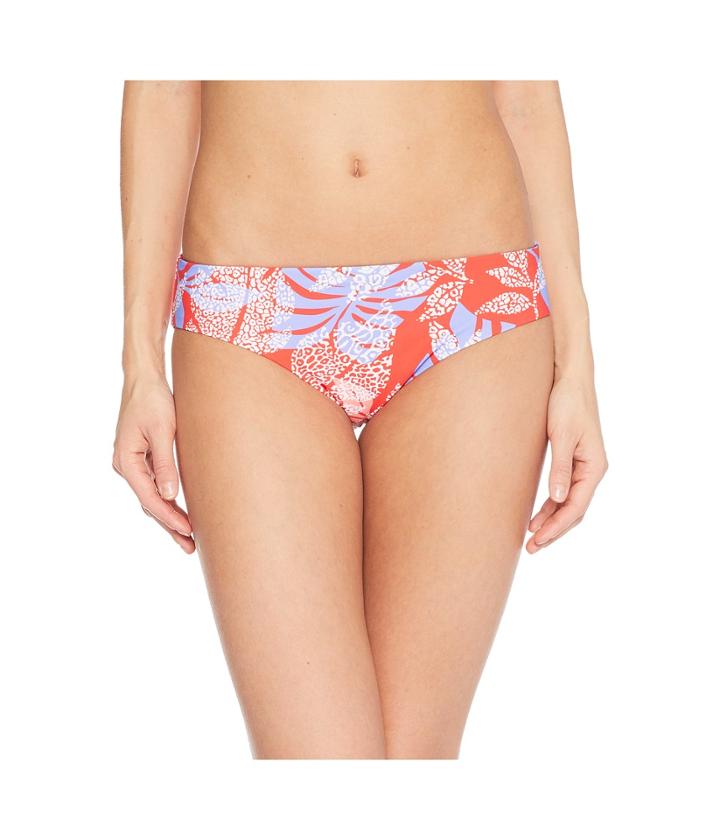 Red Carter Paradiso Reversible Hipster Bottom (red) Women's Swimwear