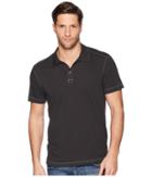 Agave Denim Cape Town Short Sleeve Polo (stretch Limo) Men's Short Sleeve Pullover