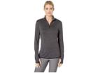 Jockey Active Circle Back 1/4 Zip Top (black) Women's Clothing