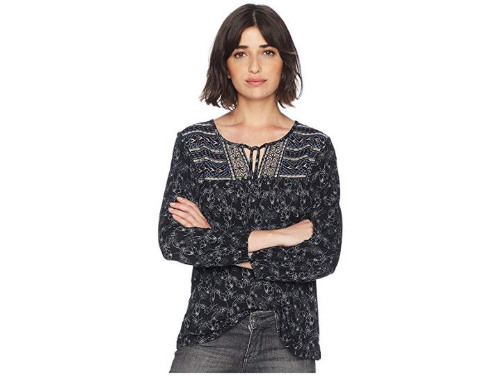 Sanctuary Wild Belle Boho Top (wildflower) Women's Clothing