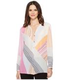 Nic+zoe All Angles Top (multi) Women's Clothing