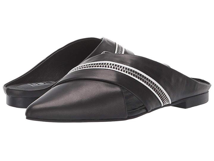 Sol Sana Zip Flat (black) Women's Flat Shoes