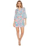 Lilly Pulitzer Del Lago Tunic Dress (serene Blue Gypsea) Women's Dress