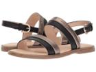 Geox Kids Karly 19 (little Kid/big Kid) (black/lead) Girl's Shoes