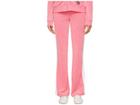 Juicy Couture Venice Beach Patches Microterry Del Rey Pants (precocious Pink) Women's Casual Pants