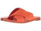 Cole Haan Anica Crisscross Sandal (spicy Orange Suede) Women's Sandals
