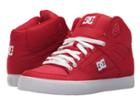 Dc Pure High-top Wc Tx Le (red/white) Men's Skate Shoes