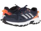 Adidas Running Rockadia Trail (collegiate Navy/matte Silver/solar Orange) Men's Running Shoes