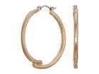 The Sak Large Overlap Hoop Earrings (gold) Earring