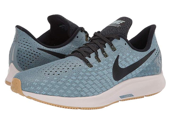 Nike Air Zoom Pegasus 35 (aviator Grey/black/blue Fury) Men's Running Shoes