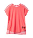 Under Armour Kids Threadborne Play Up Tee (big Kids) (penta Pink/penta Pink/black) Girl's T Shirt