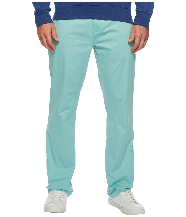 Polo Ralph Lauren Classic Fit Stretch Newport Pants (tiki Green) Men's Casual Pants