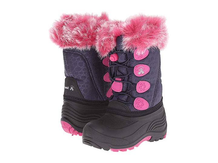 Kamik Kids Snowgypsy (toddler/little Kid/big Kid) (navy) Girls Shoes