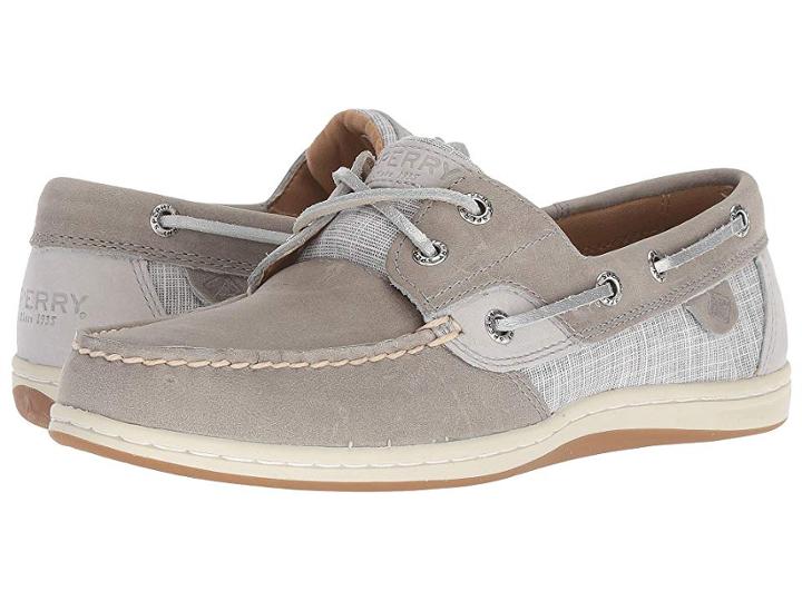 Sperry Koifish Sparkle Crosshatch (grey) Women's Lace Up Casual Shoes