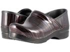 Dansko Professional (wine Striped Patent) Women's Clog Shoes