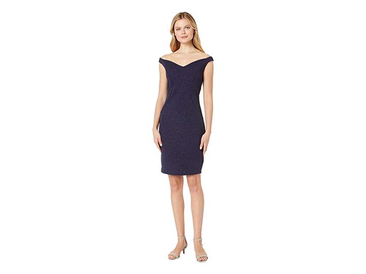 Marina Short Bodycon Dress (navy) Women's Dress