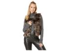 Bb Dakota Foxy Lady Patch Work Vest (pepper Grey) Women's Vest