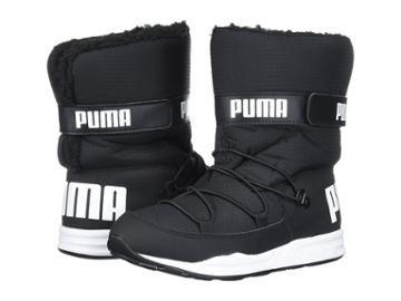 Puma Kids Trinomic Boot (little Kid/big Kid) (puma Black/puma Black) Kids Shoes