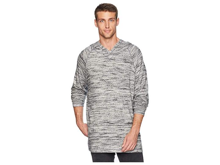 Tommy Bahama Leeward Cove Hoodie (grey Heather) Men's Clothing