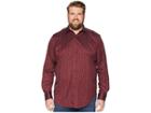 Robert Graham Big Tall Harris Shirt (burgundy (big)) Men's Clothing