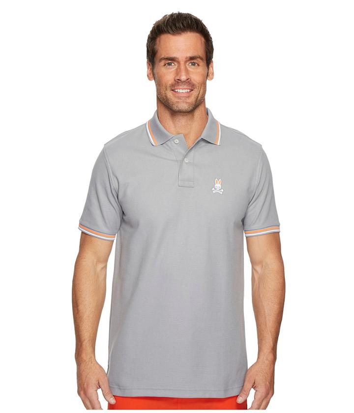 Psycho Bunny Neon Bunny Polo (mako) Men's Short Sleeve Pullover