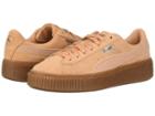 Puma Suede Platform Animal (dusty Coral/puma Silver) Women's Shoes
