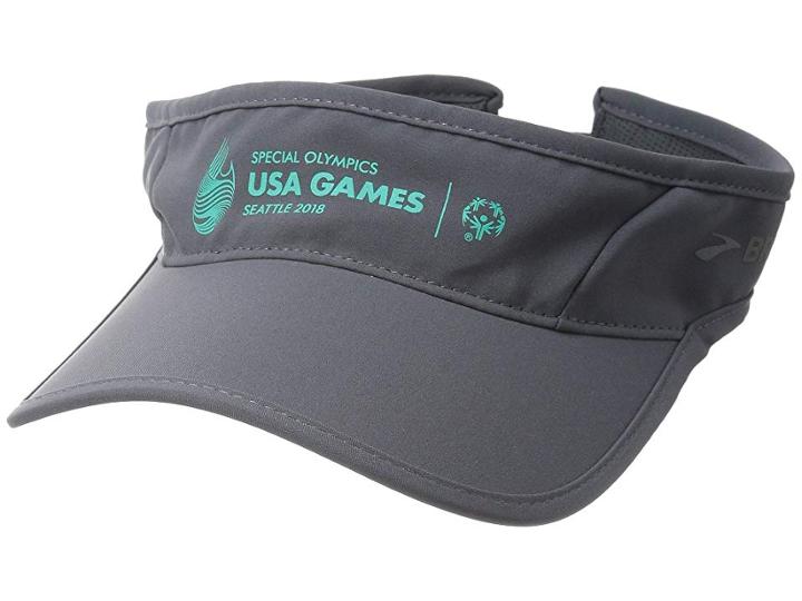 Brooks Usa Games Sherpa Visor (asphalt) Casual Visor