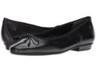 Paul Green Emile Ballet (black Leather) Women's Flat Shoes