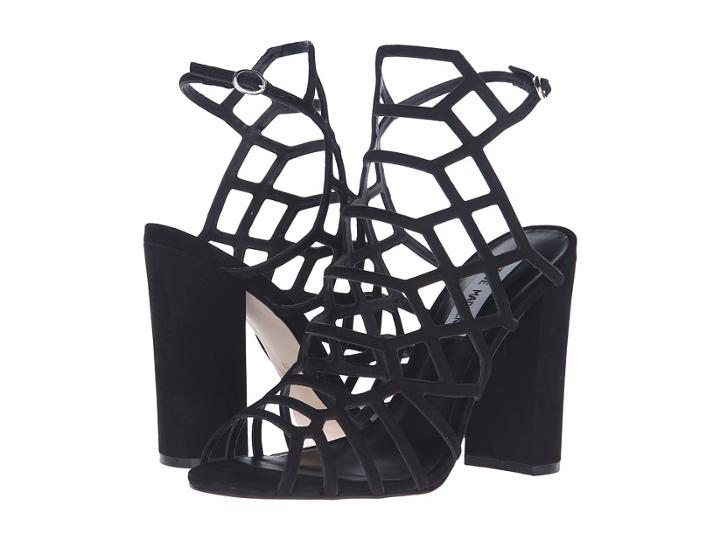 Steve Madden Skales (black Nubuck) High Heels