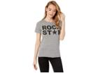 Chaser Tri-blend Short Sleeve Crew (streaky Grey) Women's Clothing