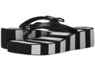Kate Spade New York Rhett (black Rubber/black/white Stripe Print) Women's Shoes