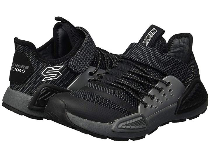 Skechers Kids Kinectors Thermovolt 97675l (little Kid/big Kid) (black/charcoal) Boy's Shoes